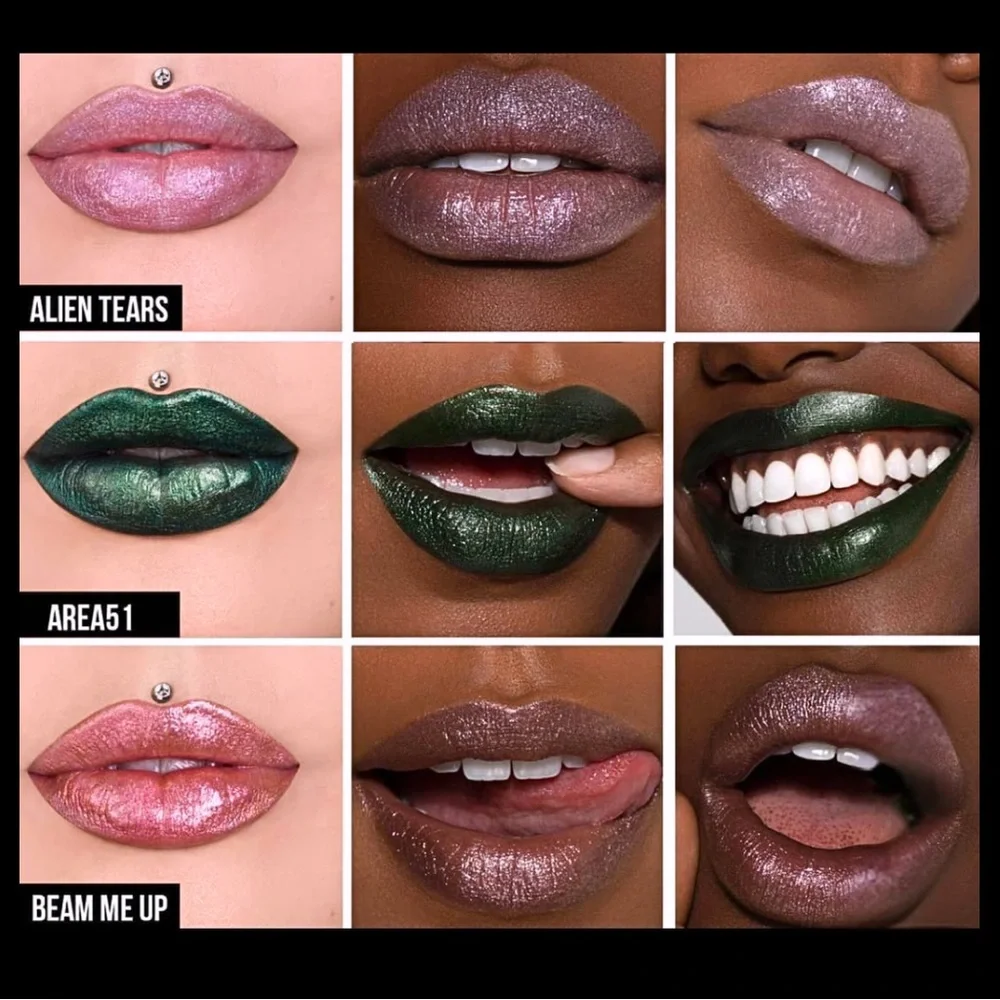 Jeffree Star | ‘Alien Tears’ & ‘Galaxy Gold’ Lip Ammunition | NiB L.E. rare